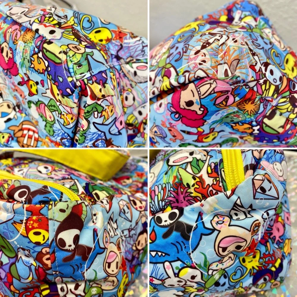 JuJeBe tokidoki Sea Amo 1.0 Zip Top Tote Diaper Bag *Strap & Pad Not Original*
